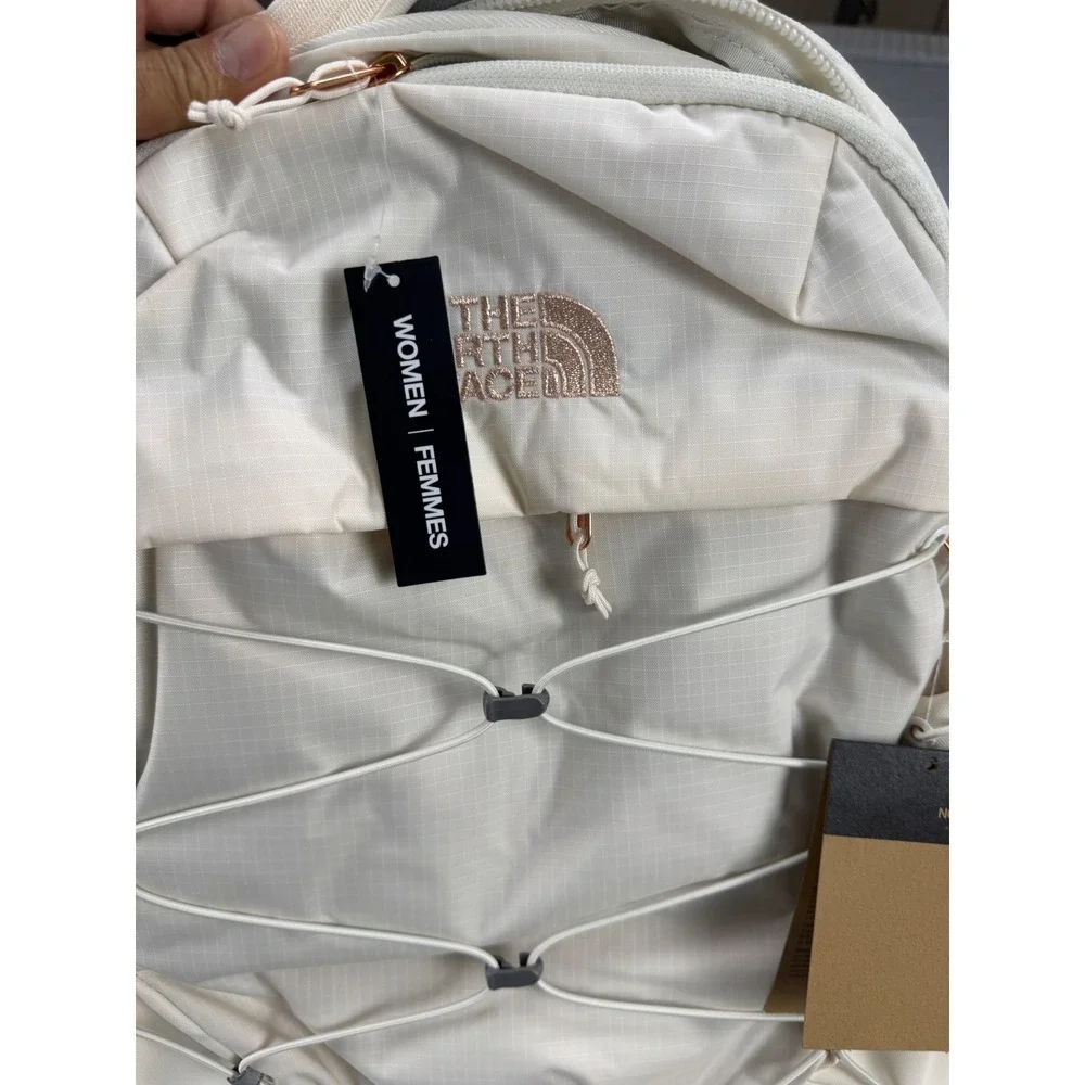 The North Face Women Borealis Luxe Backpack Gardenia White Rose Gold NF0A81E7OUC